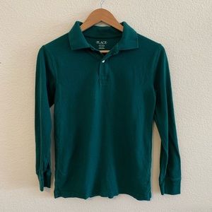 place / long sleeve school shirt